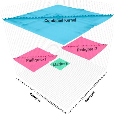 Combining Partially Overlapping Multi-Omics Data in Databases Using Relationship Matrices